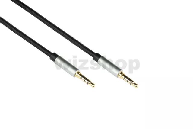 VulTech SC11239-3 Prolunga Audio Jack 3.5 mm Maschio to 3.5 mm Femmina, 3 m, Bianco [Italia