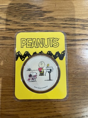 1 once Peanuts Snoopy & Charlie Marrone VALENTINE PROIETTILI .999 Argento 