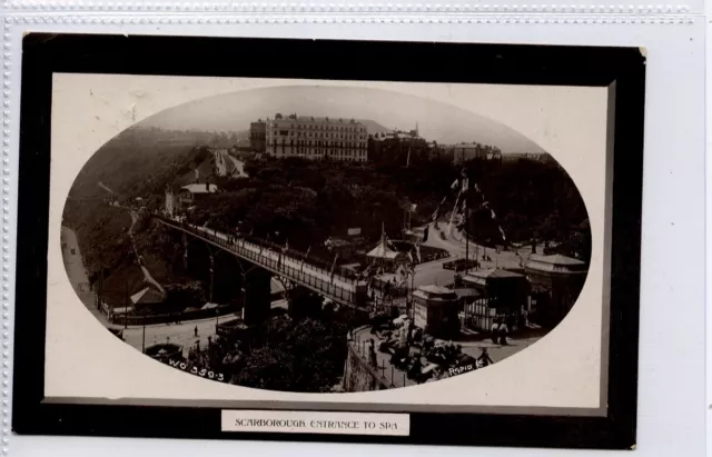 (Gc8051) RPPC, Entrance to Spa, SCARBOROUGH, Yorkshire 1909