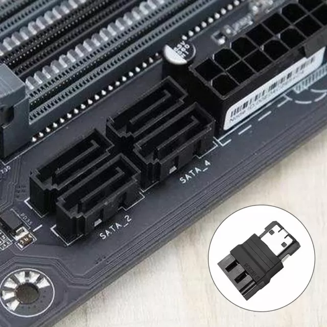 SATA 7Pin Male to ESATA 7Pin Female Extender Extension Hard Disk AdaptFN