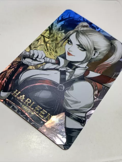 Harley Quinn DC Batman Goddess Anime Waifu Holo Art Card ACG Carddass Girl Sexy 3