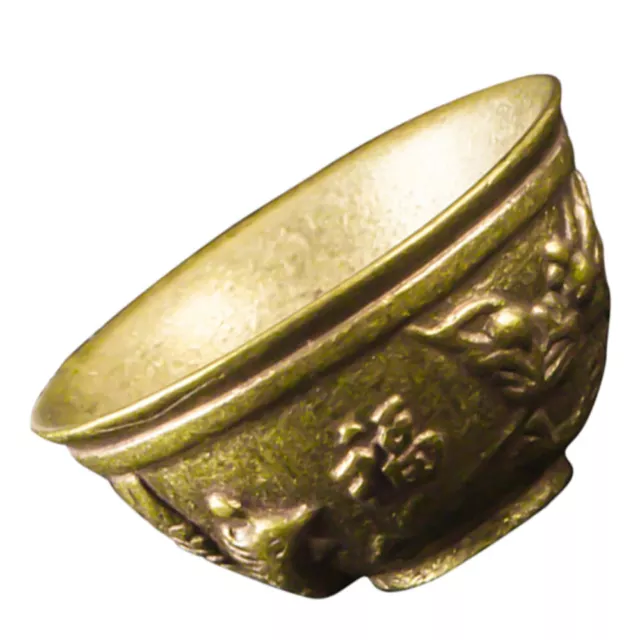 Brass Feng Shui Wealth Bowl for Home & Office Décor-ET