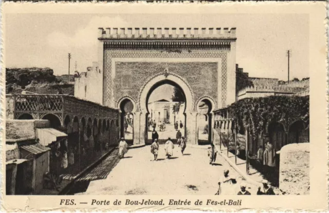 CPA AK MAROC FEZ Porte de BOU-Jeloud (10243)