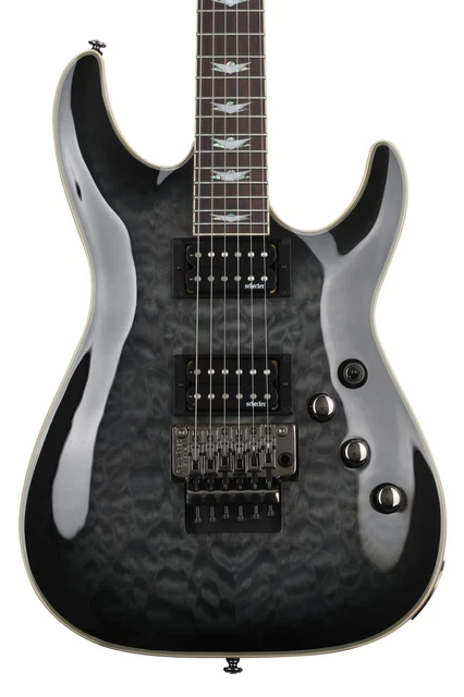 Schecter Omen Extreme-6 FR Electric Guitar - See-Thru Black