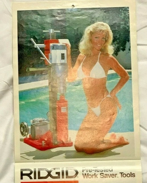 RIDGID TOOL CALENDAR - 1987-1988 * Two Year * Excellent Condition * $21.90  - PicClick