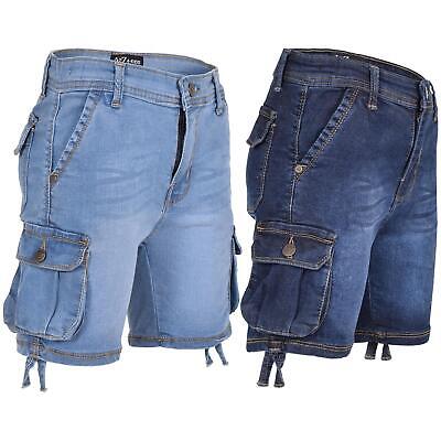 Cargo Pantaloncini Jeans Combat Casual Multi Tasca Bambini Ragazzi Estate Cool