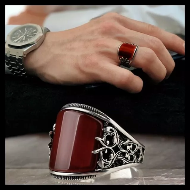 Turkish handmade on sale silver rings