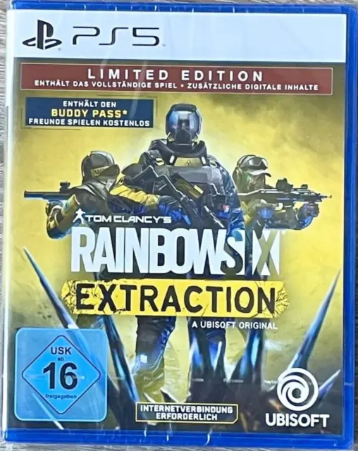 Tom Clancy's Rainbow Six Extraction Limited Edition PS5, Spiel NEU OVP