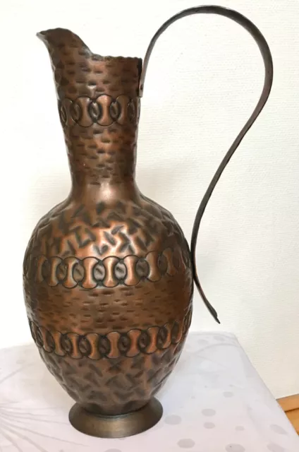 Sehr schöne große schwere Vase Blumenvase aus Kupfer 6,2 Kg