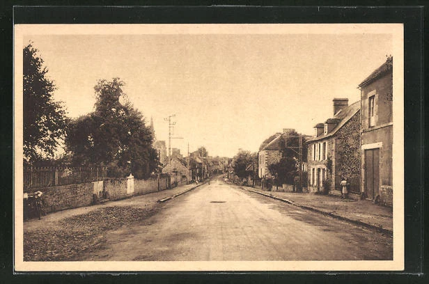 CPA La Chapelle-Moche, Rue d'Alencon