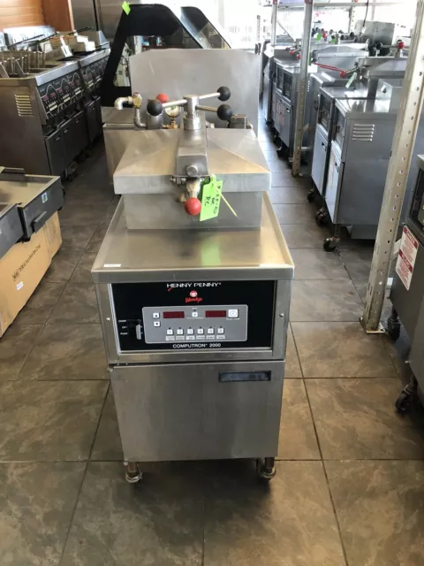 HENNY PENNY 500, HEAVY DUTY ELECTRIC 3PH PRESSURE FRYER WITH FILTRATION  SYSTEM