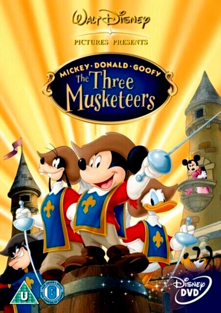 MICKEY DONALD GOOFY The Three Musketeers DVD 2004 1 Disc R2 mickey-donald-goofy-the-three-musketeers-dvd-2004-1-disc-r2