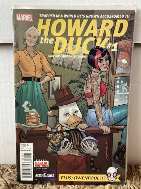 Howard The Duck #1 - 1st Full Appearance Of Gwenpool - (Marvel Comics - 2016)