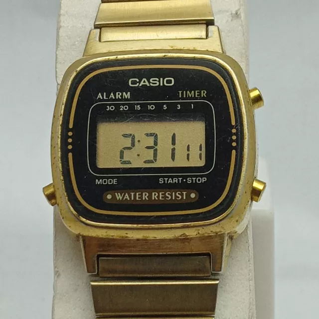 Casio Digital LA670W 3191 Quartz Stopwatch Alarm Vintage Women Watch MQJ26AK1