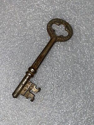 Antique Russell & Erwin  Mortise Lock Skeleton Key #X46.  Pat. Jan 9/1904