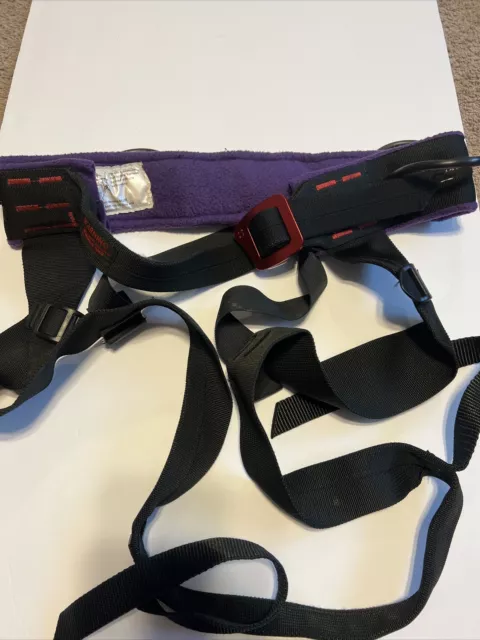 BLACK DIAMOND / CHOUINARD (USA) Vintage Big Wall Rock Climbing Harness ~ Size L
