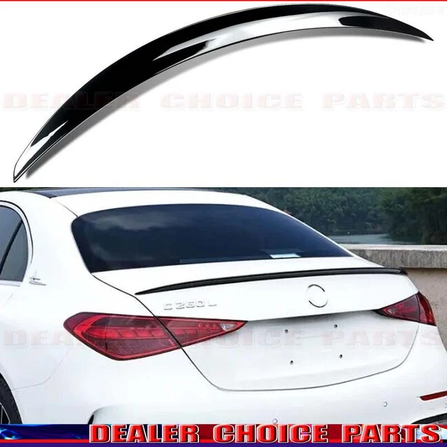 TRUNK SPOILER FOR Mercedes Benz 20222024 W206 CClass 4dr AMG Style GLOSS BLACK 73.50 PicClick