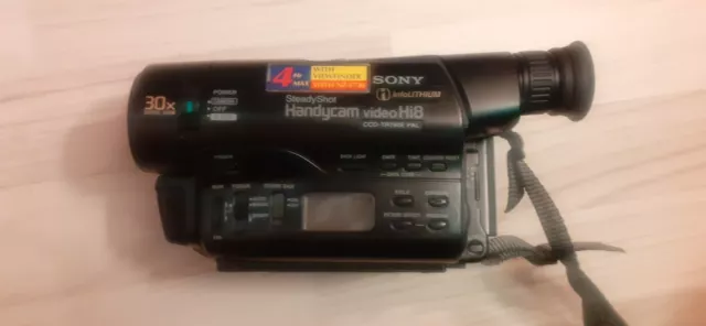 Sony Steadyshot handycam video 8