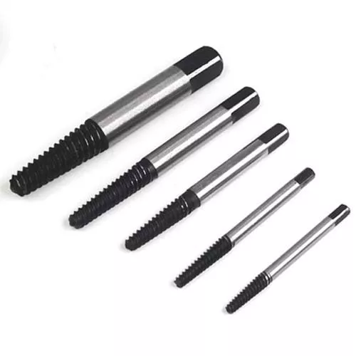 5 Piece Damaged Bolt Screw Stud Extractor Remover Easy Out Broken Bolt Extractor 2