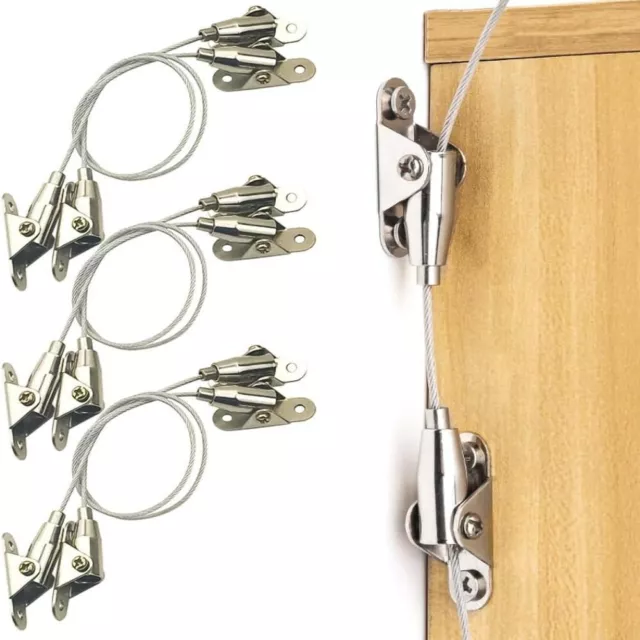 6PCS Sliver Furniture Anchors Stainless Steel Furniture Straps  Home