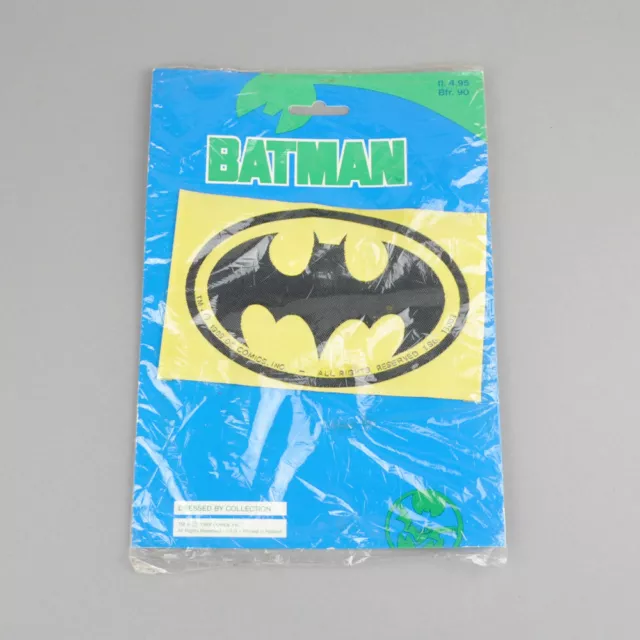 Batman Vintage Patch - alter Aufnäher - 1989 DC Comics - Printed in Holland