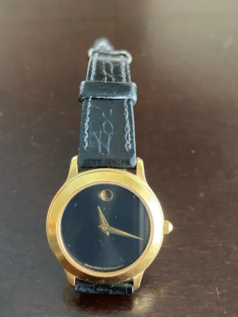 Vintage Ladies Movado Two Tone Wrist Watch,87-E4-0814, Keeping Time