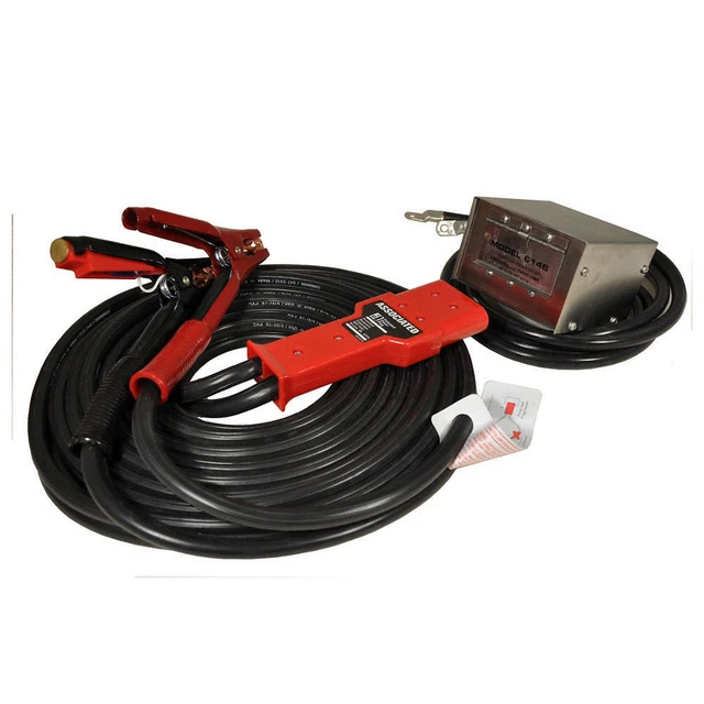 ASSOCIATED EQUIP 6146 Booster Cable,Plug-In, Heavy Duty