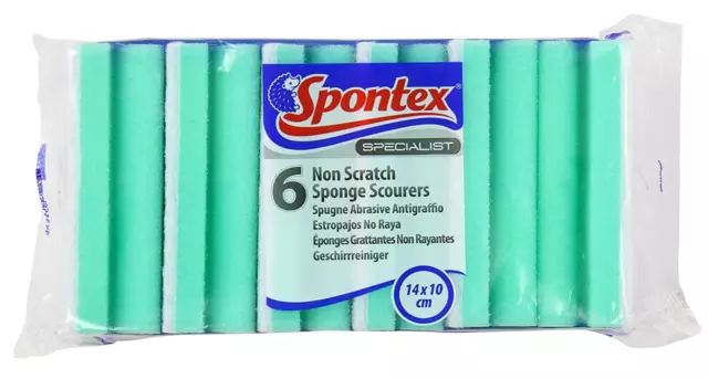 Spontex Non Scratch Super Absorbent Sponge Scourer