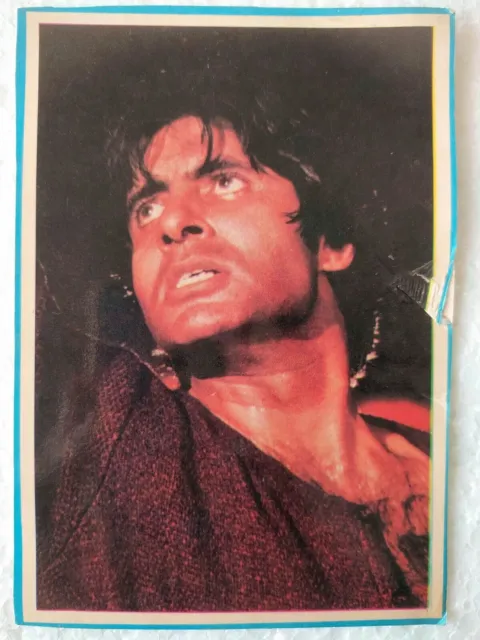 Actor de Bollywood Amitabh Bachchan Rara tarjeta postal antigua Foto Postal...