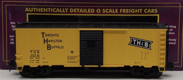 Mth Premier Toronto Hamilton Buffalo 40’ Aar Boxcar 20-93501 O Scale Freight Thb