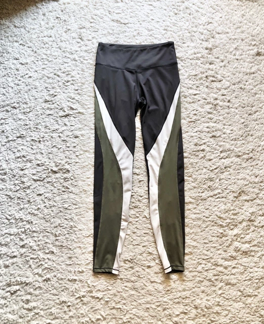 Leggings H&M S Running High Waist Jogginghose Tight Schwarz Grau Laufhose Khaki