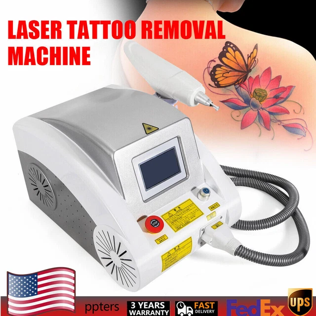 Máquina de eliminación de tatuajes con láser ND Yag Q conmutada pigmento de cejas eliminación de pecas