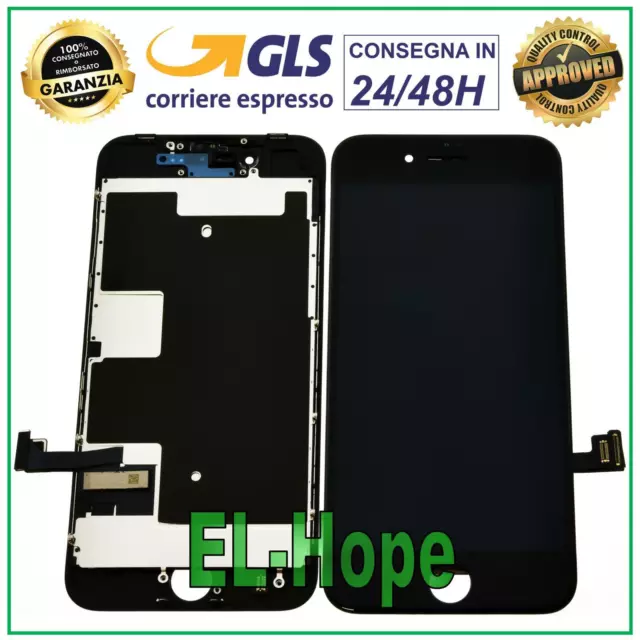 Display Lcd Per Apple Iphone Se 2020 Touch Screen Vetro Nero Pari Originale