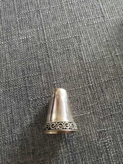 Antique Silver Thimble