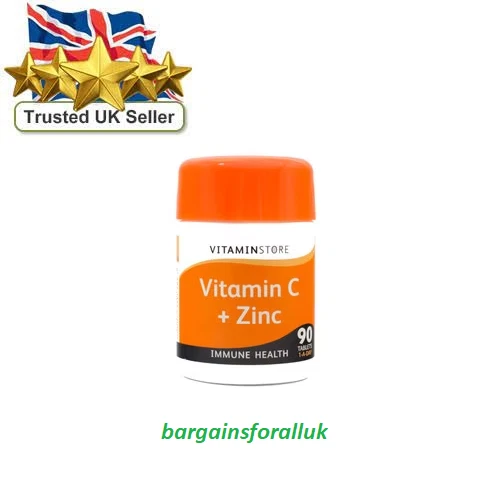 VIT STORE VITAMIN C & Zinc Health Vitamins/Supplements Tablets 90s £6.
