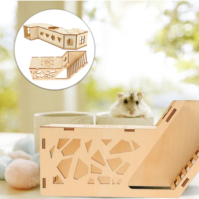 2 stücke Safe Hamster Maze Spielzeug Kreative Gerbil Maze Häuser Pet Training