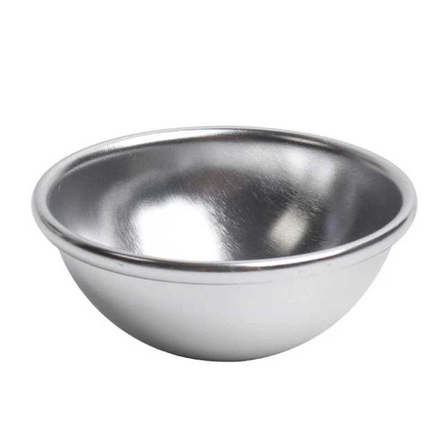 5Pcs Ball Aluminum Semicircle Sphere Bath Bomb Cake Pan Mold Baking Pastry Mo Pe