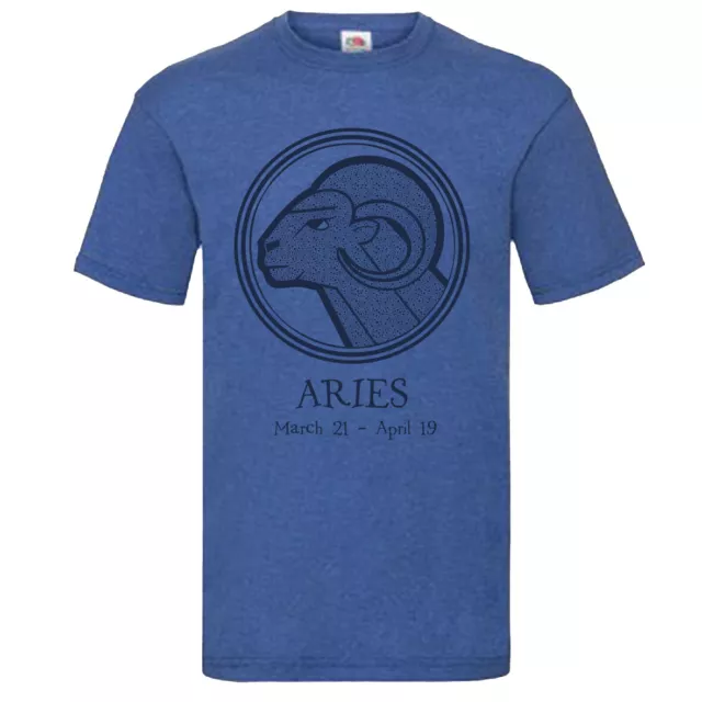 Aires Zodiac Sign T-Shirt Birthday Gift