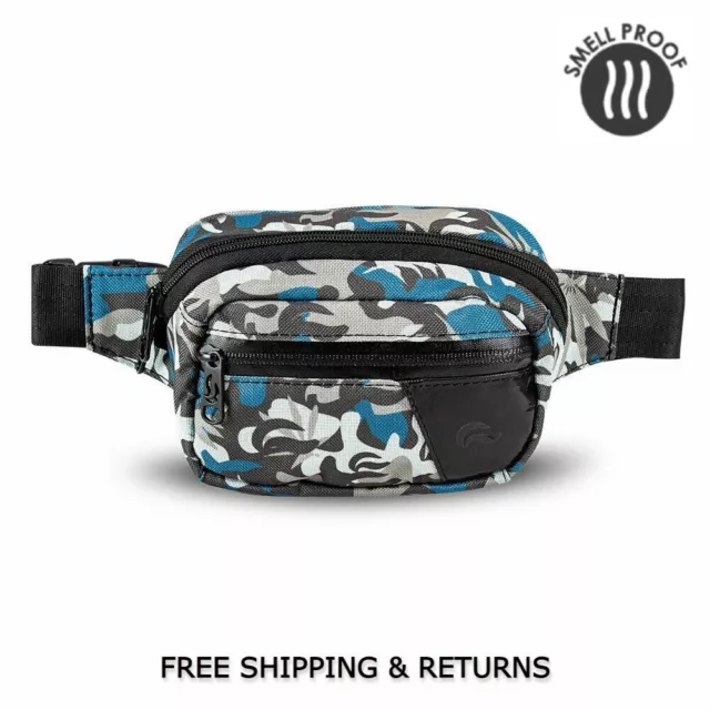 Skunk HIPSTER Bag Odour Proof Smell Proof Carry Bag Waist Bag Fanny Pack CAMO