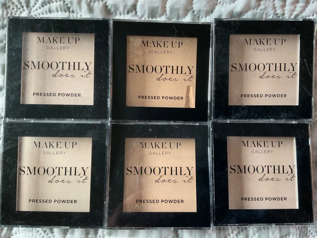 Lote de 6 GALERÍA DE MAQUILLAJE LO HACE SUAVEMENTE POLVO PRENSADO