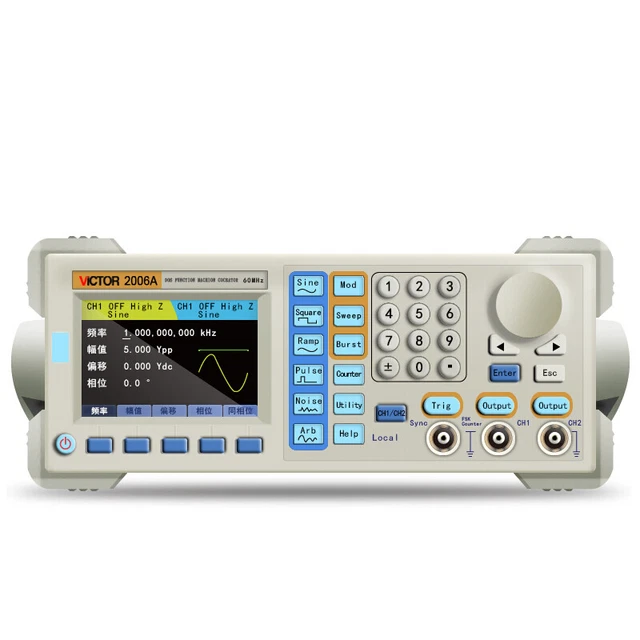 VICTOR 2006A Dual Channel Function/Arbitrary Wave Signal Generato
