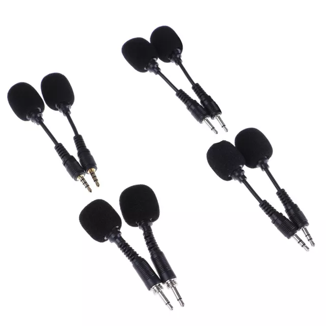 Mobile phone Mini 3.5mm Interface Flexible Microphone Stereo For iPhoneAndro'RA