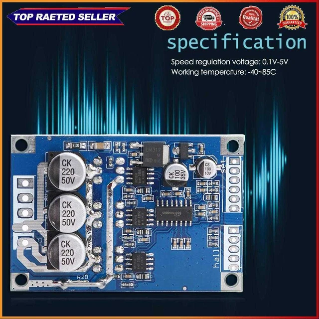 Brushless Controller DC 12V-36V Brushless Motor Controller 500W Module