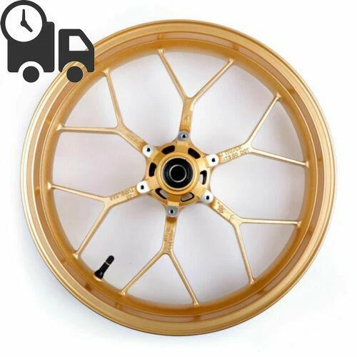Cerchio Ruota Anteriore 17""x 3,5"" Oro per Honda CBR 600 RR CBR600RR 2013-2017 B1