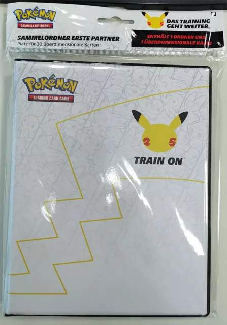 Ultra Pro 25 Jahre Pokémon Oversize Portfolio XXL inkl. Pikachu XXL-Card NEU&OVP