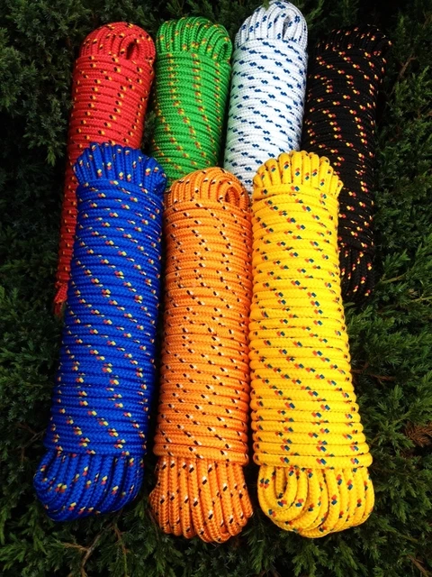 Cordage polypropylène tressé rouge | Cordages | Larrieu Frères