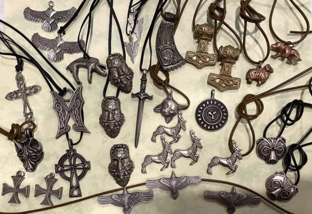 * Sale * Bargain - Celtic, Viking, Norse Pewter Pendants. Bulk Sell At Markets