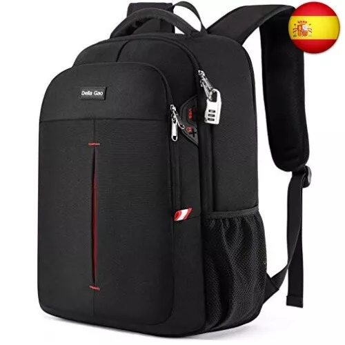 Mochila para computadora portátil, mochila antirrobo impermeable con mochila de