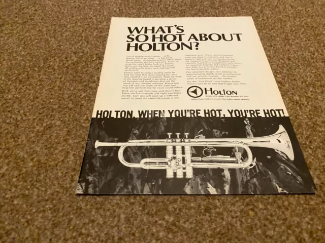 Jbf58 Advert 11X8 Holton Trumpets