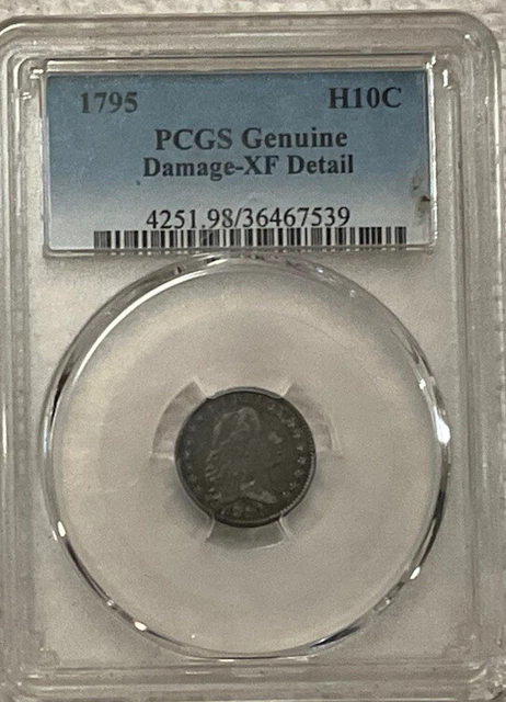1795 “ Flowing Hair” Half Dime “Pcgs Xf Details” ~Wow~ 1795 “ Flowing Hair” Half Dime “Pcgs Xf Details” ~Wow~